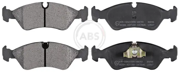 Гальмівні колодки дискові ABS 36896 (фото 1)