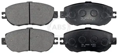 Комплект тормозных колодок, дисковый тормоз ABS 36920