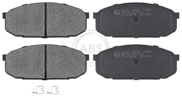 Комплект тормозных колодок, дисковый тормоз ABS 36926 (фото 1)