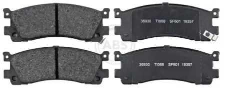 Комплект тормозных колодок, дисковый тормоз ABS 36930
