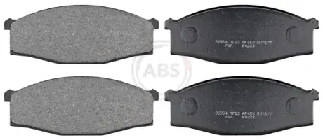 Комплект тормозных колодок, дисковый тормоз ABS 36954
