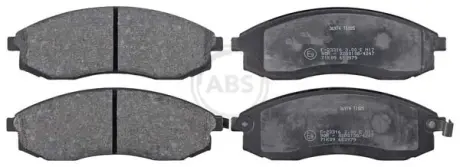 Комплект тормозных колодок, дисковый тормоз ABS 36974