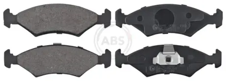Комплект тормозных колодок, дисковый тормоз ABS 36997