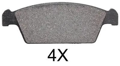 Комплект тормозных колодок, дисковый тормоз ABS 37002OE (фото 1)