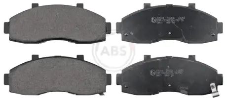 Комплект тормозных колодок, дисковый тормоз ABS 37044