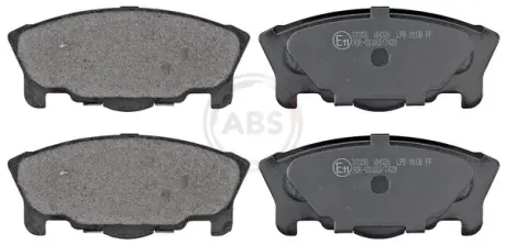 Комплект тормозных колодок, дисковый тормоз ABS 37058