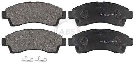 Комплект тормозных колодок, дисковый тормоз ABS 37091