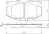 Комплект тормозных колодок, дисковый тормоз ABS 37128OE (фото 1)