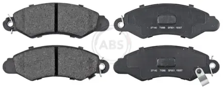 Комплект тормозных колодок, дисковый тормоз ABS 37140