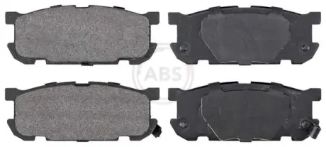 Комплект тормозных колодок, дисковый тормоз ABS 37190