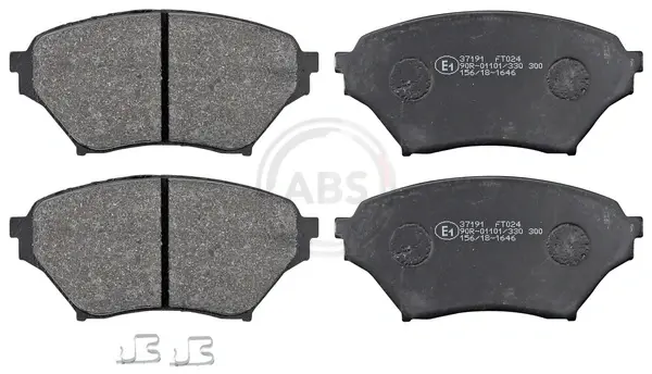 Комплект тормозных колодок, дисковый тормоз ABS 37191 (фото 1)