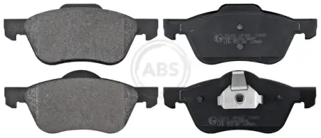 Комплект тормозных колодок, дисковый тормоз ABS 37210