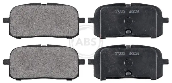 Комплект тормозных колодок, дисковый тормоз ABS 37233 (фото 1)
