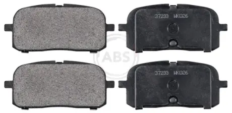 Комплект тормозных колодок, дисковый тормоз ABS 37233