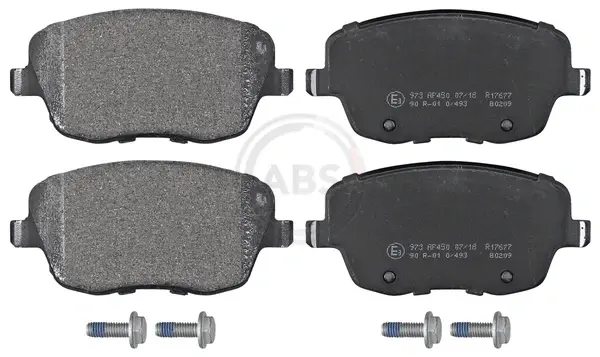 Колодки пер. VW Polo (01>) SK Fabia (00>) без дат. ABS 37241 (фото 1)