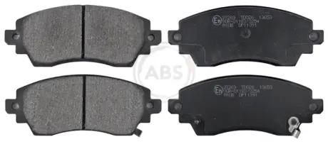 Комплект тормозных колодок, дисковый тормоз ABS 37269