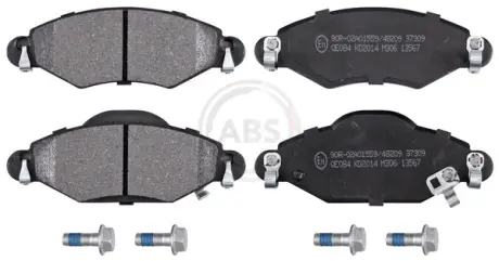 Колодки дискового тормоза ABS 37309