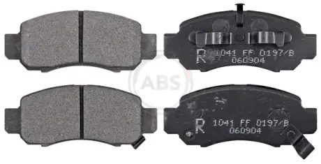 Комплект тормозных колодок, дисковый тормоз ABS 37314