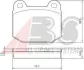 Комплект тормозных колодок, дисковый тормоз ABS 37326S (фото 1)