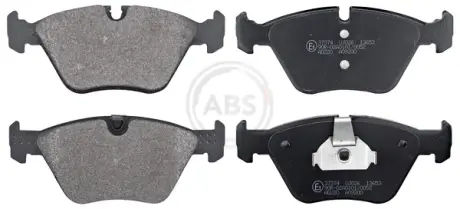 Гальмівні колодки пер. BMW 3(E46) 99-07/X3(E83) 03-11 (ATE) ABS 37374
