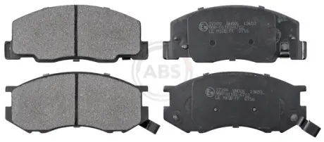 Комплект тормозных колодок, дисковый тормоз ABS 37399