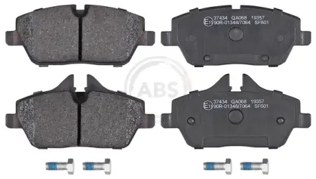 Колодка гальм. диск. MINI COOPER 06-,ONE 09-,CLUBMAN 2010-передн. (вир-во) ABS 37434