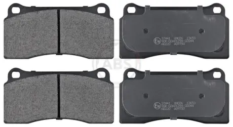 Комплект тормозных колодок, дисковый тормоз ABS 37441