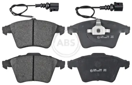 Гальмівні колодки пер. VW Touareg 02-10 (ATE) ABS 37482