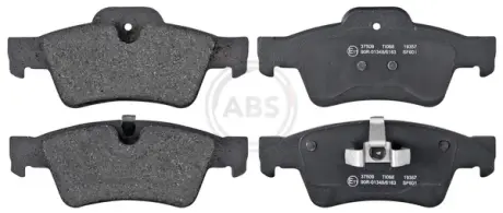 Гальмівні колодки дискові (1 к-т) ABS 37509