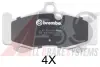 Комплект тормозных колодок, дисковый тормоз ABS 37572S (фото 1)