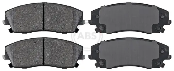 Комплект тормозных колодок, дисковый тормоз ABS 37609 (фото 1)
