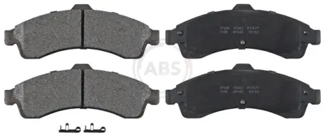 Комплект тормозных колодок, дисковый тормоз ABS 37626