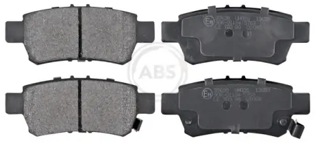 Комплект тормозных колодок, дисковый тормоз ABS 37628