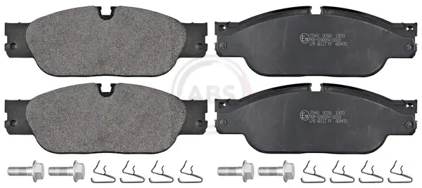Комплект тормозных колодок, дисковый тормоз ABS 37660 (фото 1)