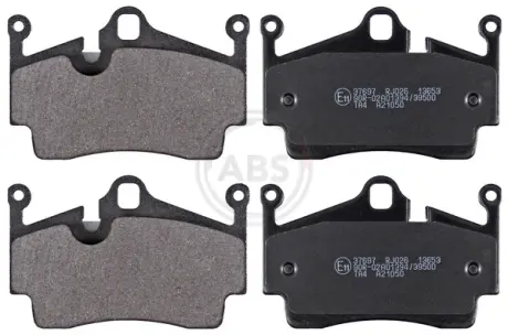 Гальмівні колодки зад. Boxster (987/982)/Cayman (981/987) 04- (BREMBO) ABS 37697