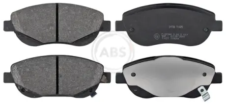 Гальмівні колодки дискові (1 к-т) ABS 37736