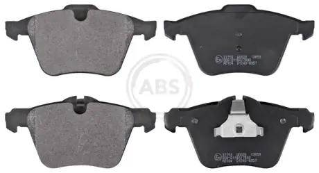 Комплект тормозных колодок, дисковый тормоз ABS 37753