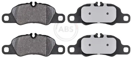 Комплект тормозных колодок, дисковый тормоз ABS 37782