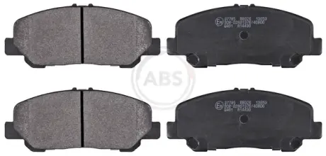 Комплект тормозных колодок, дисковый тормоз ABS 37785