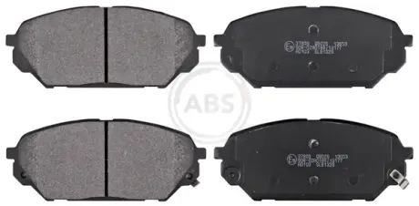 Комплект тормозных колодок, дисковый тормоз ABS 37809