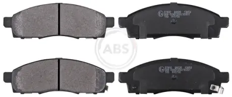 Комплект тормозных колодок, дисковый тормоз ABS 37832