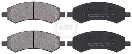 Колодки гальмівні передні ABS 37861