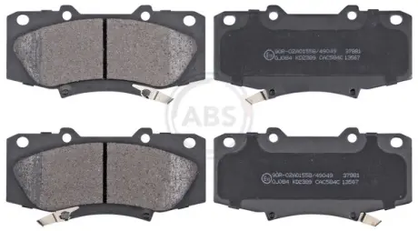 Колодки дискового тормоза ABS 37881