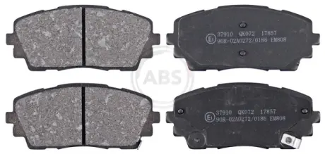 Гальмівні колодки дискові (1 к-т) ABS 37910