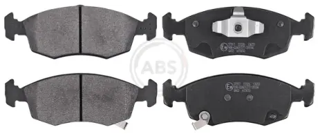 Комплект тормозных колодок, дисковый тормоз ABS 37917