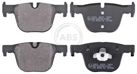 Гальмівні колодки зад. BMW 3 (F30/F31/F34) 11-18 (ATE) (123,8x59,1x17,3) ABS 37925