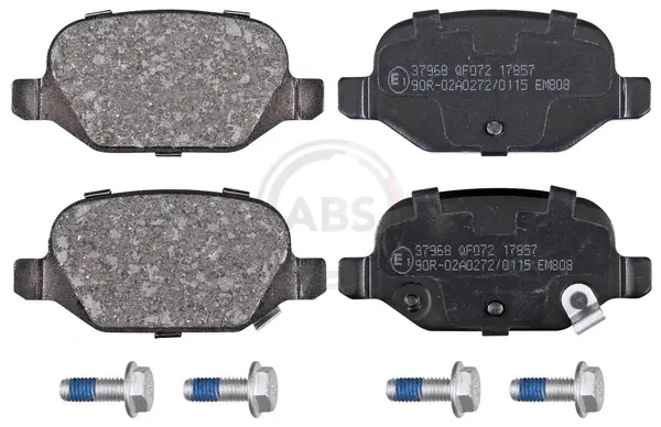 Комплект тормозных колодок, дисковый тормоз ABS 37968 (фото 1)