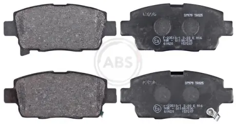 Гальмівні колодки дискові (1 к-т) ABS 37979