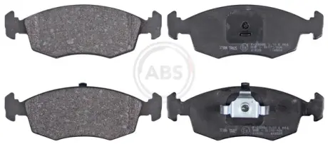Комплект тормозных колодок, дисковый тормоз ABS 37984