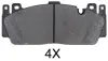Комплект тормозных колодок, дисковый тормоз ABS 37994OE (фото 1)